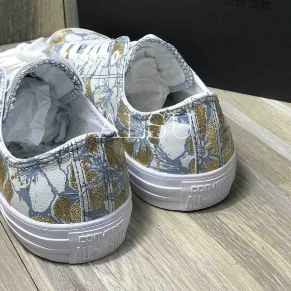 Conv&patBO Ctas OX Citadel Leather Gold W AUTHENTI - Picture 5 of 6